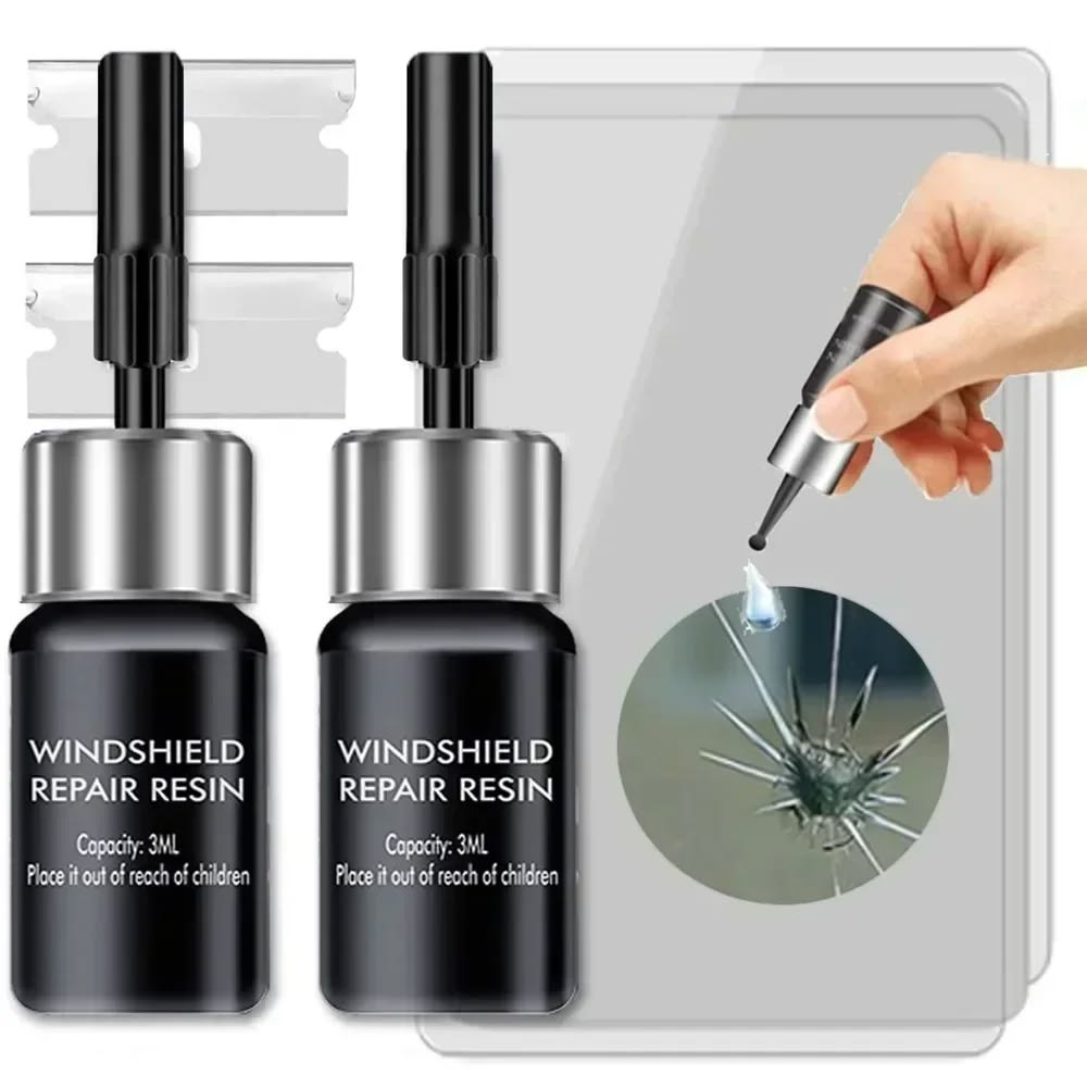 Windshield Crack Repair Kit– Stops Cracks Instantly FREE SHIPPING ALL OVER KSA