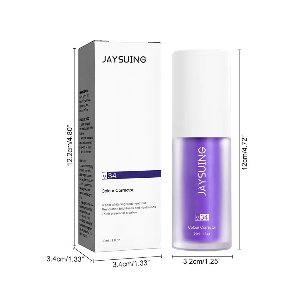 Purple Teeth Whitening Toothpaste ORIGINAL FREE HOME DELIEVERY ALL OVER KSA